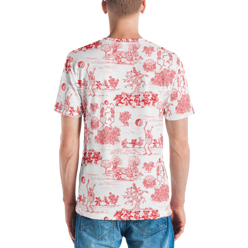 Keep On Dancin' - Red - All Over Print - Men's T-shirt