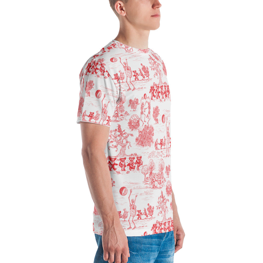 Keep On Dancin' - Red - All Over Print - Men's T-shirt