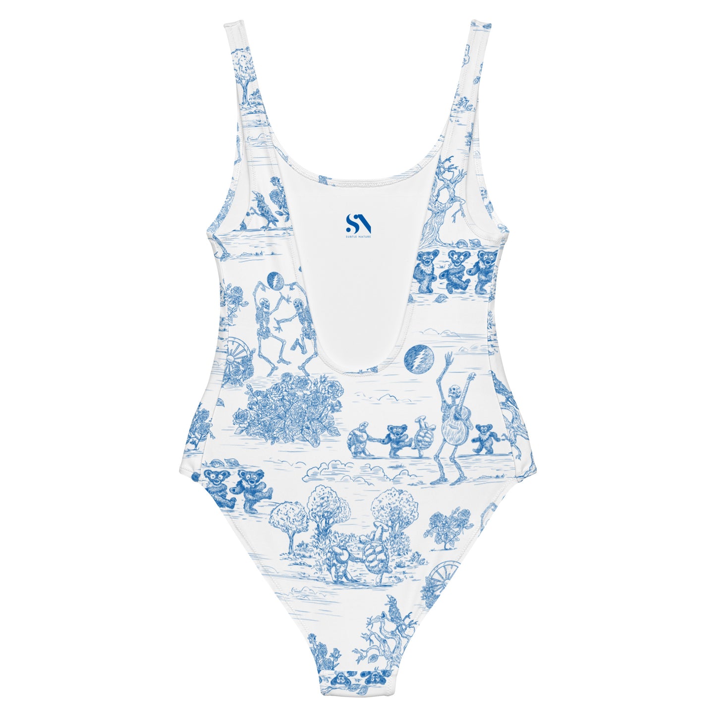 Keep On Dancin' - Blue - All Over Print - Women's One-Piece Swimsuit