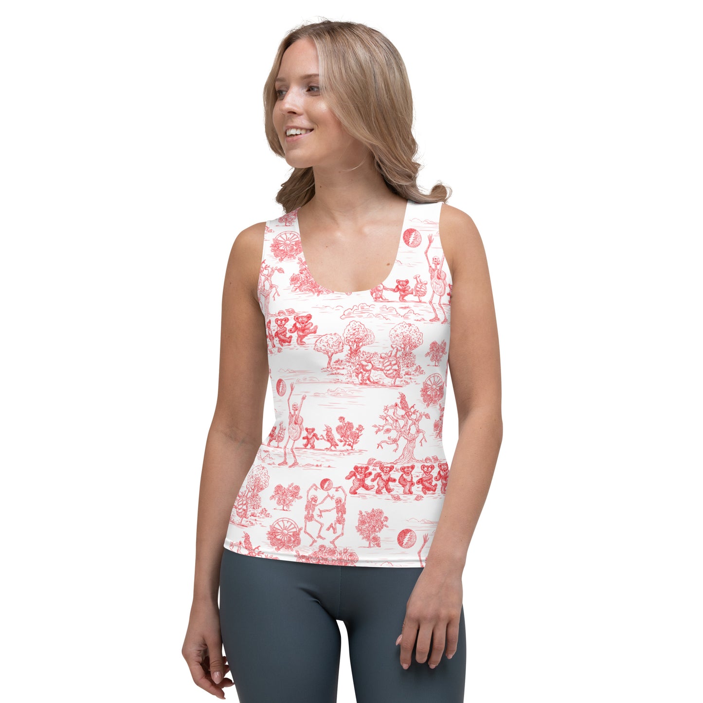 Keep on Dancin' - Red - All Over Print - Women's Tank Top