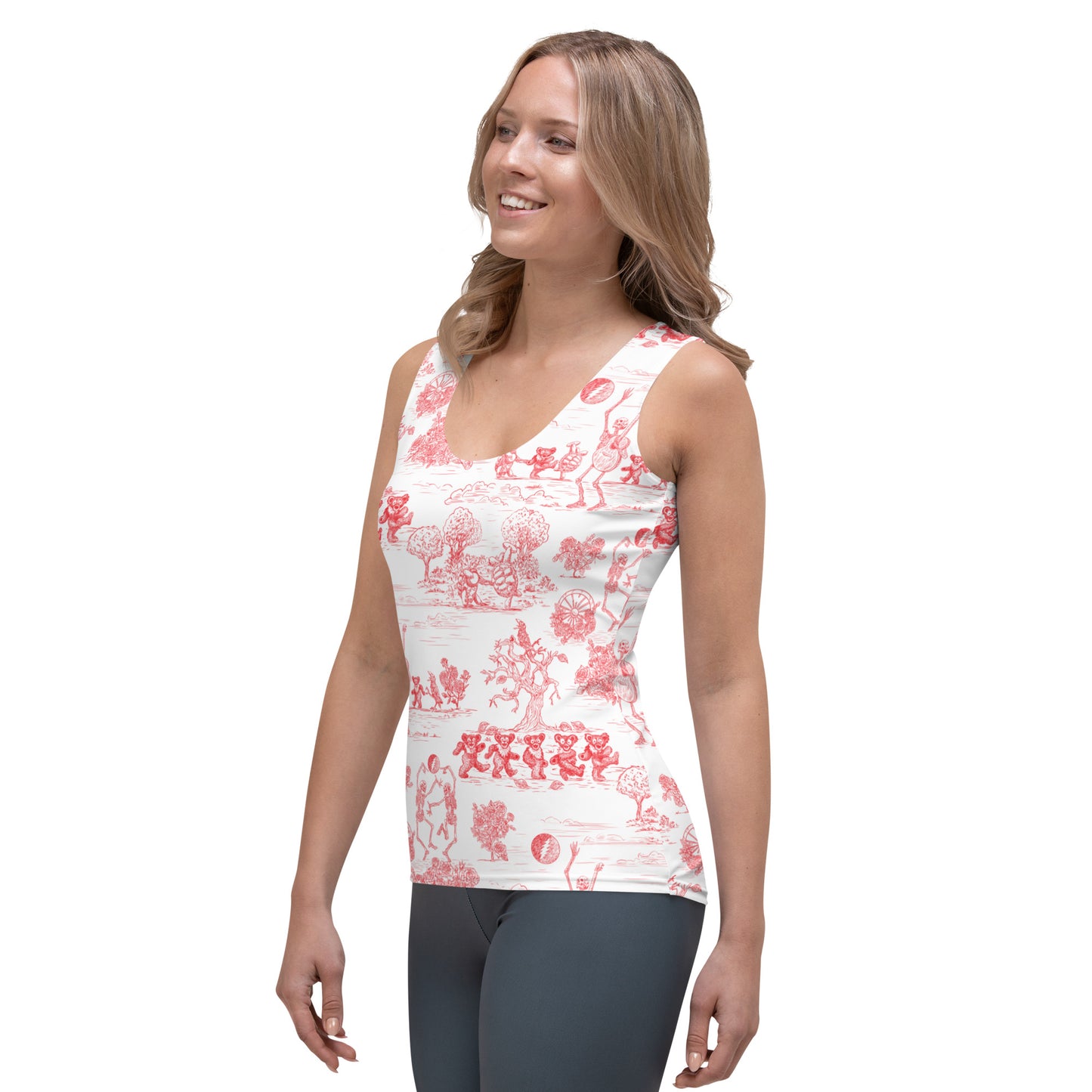 Keep on Dancin' - Red - All Over Print - Women's Tank Top