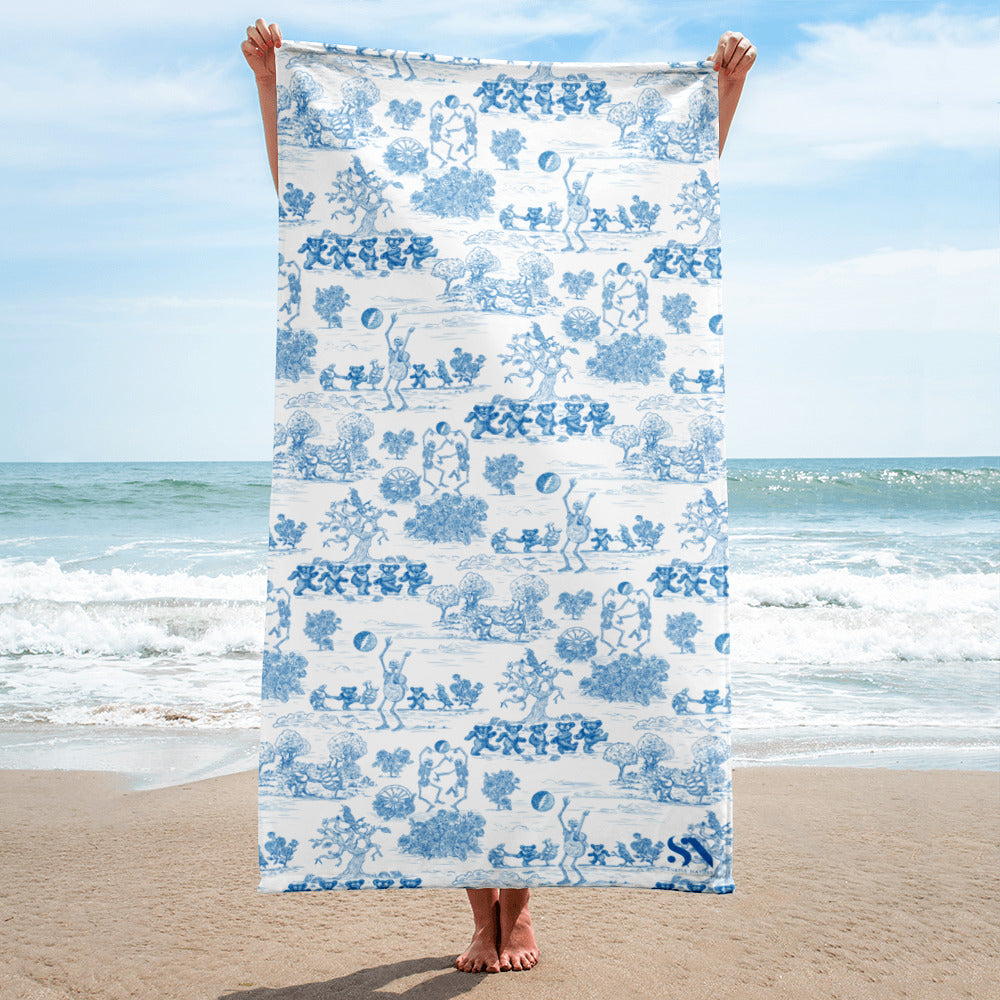 Keep On Dancin' - Blue - All Over Print - Towel