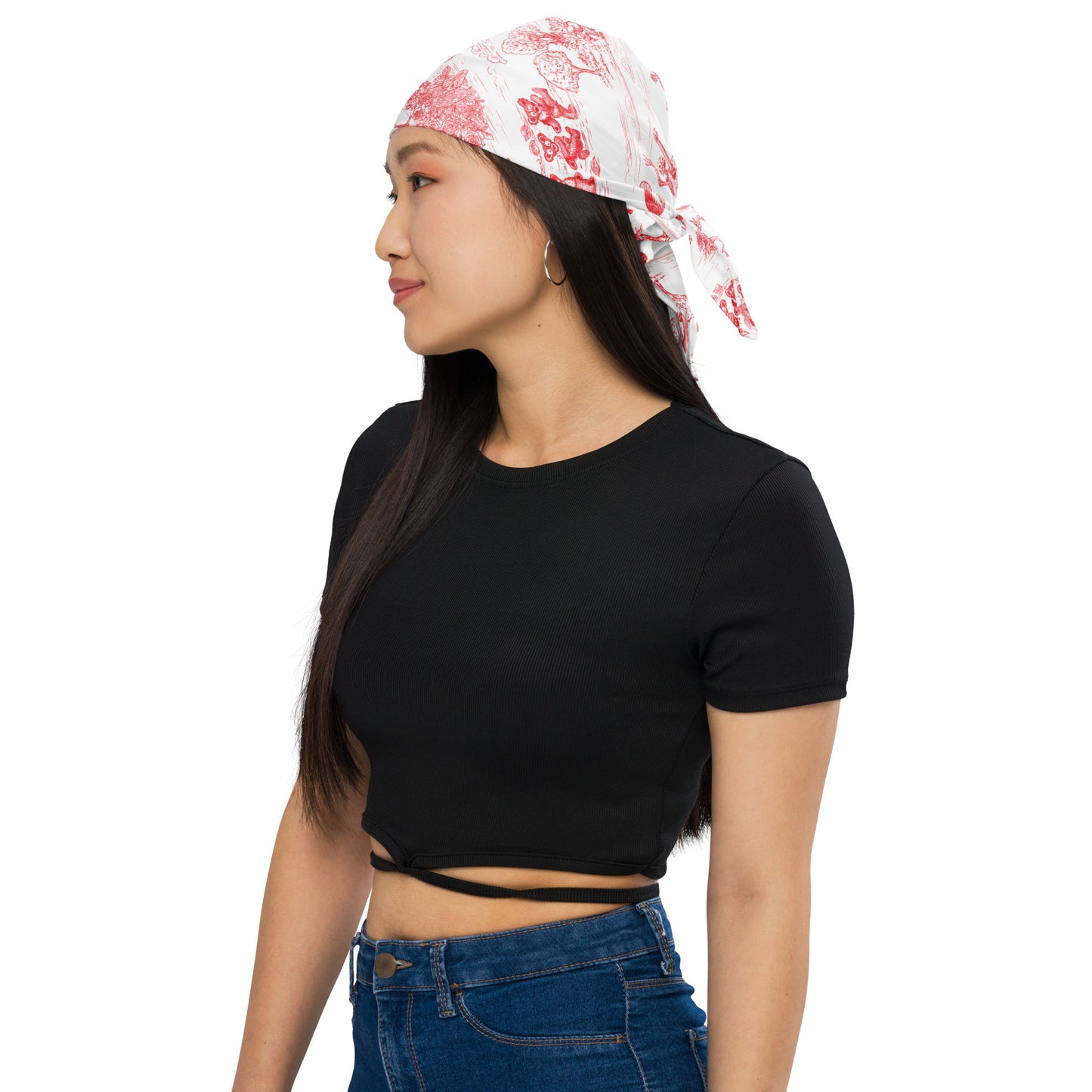 Keep On Dancin' - Red - All Over Print - Bandana