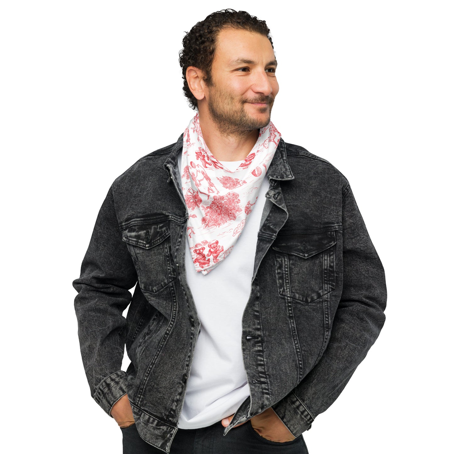 Keep On Dancin' - Red - All Over Print - Bandana