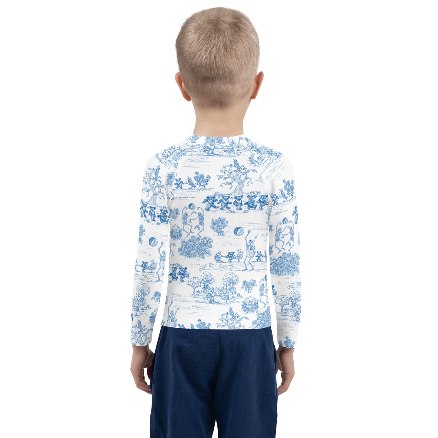 Keep On Dancin' - Blue - All Over Print - Kids Rash Guard