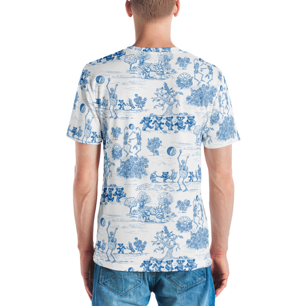 Keep on Dancin' - Blue - All Over Print - Men's T-Shirt