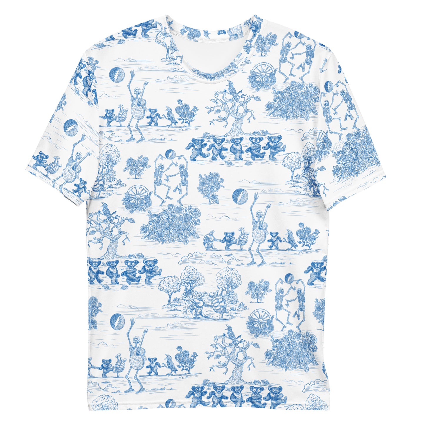 Keep on Dancin' - Blue - All Over Print - Men's T-Shirt