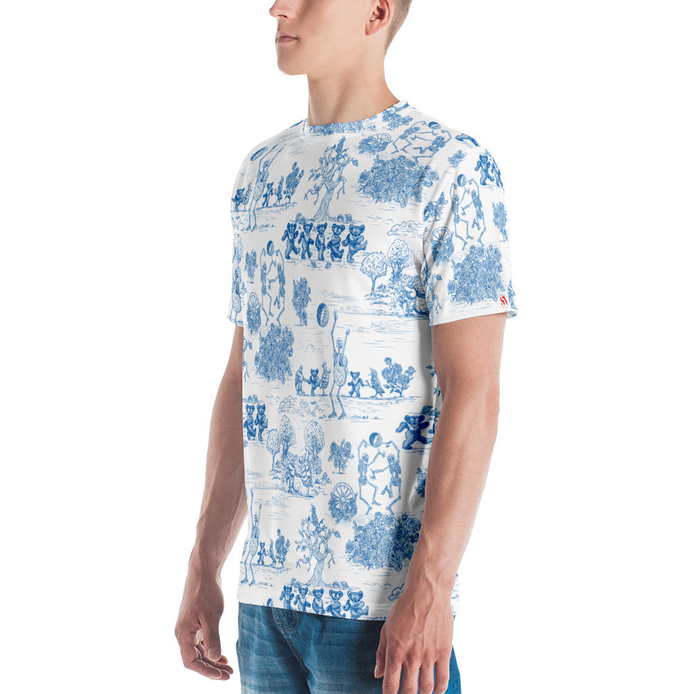 Keep on Dancin' - Blue - All Over Print - Men's T-Shirt