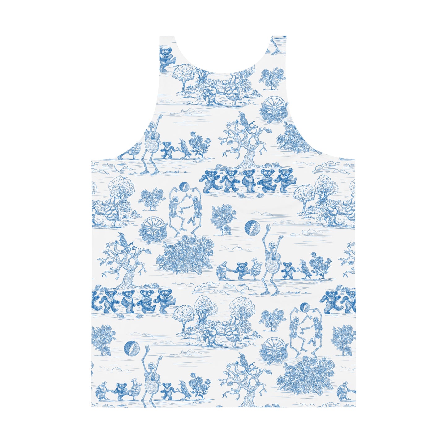 Keep On Dancin' - Blue - All-Over Print Men's Tank Top