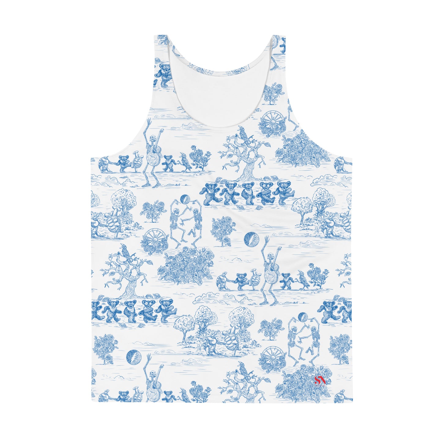 Keep On Dancin' - Blue - All-Over Print Men's Tank Top