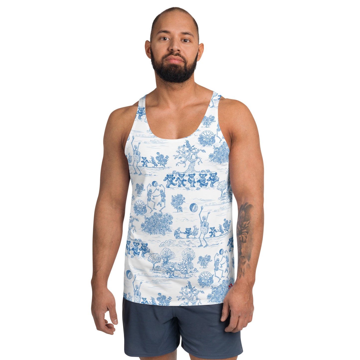 Keep On Dancin' - Blue - All-Over Print Men's Tank Top