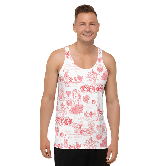 Keep On Dancin' - Red - All Over Print - Men's Tank Top