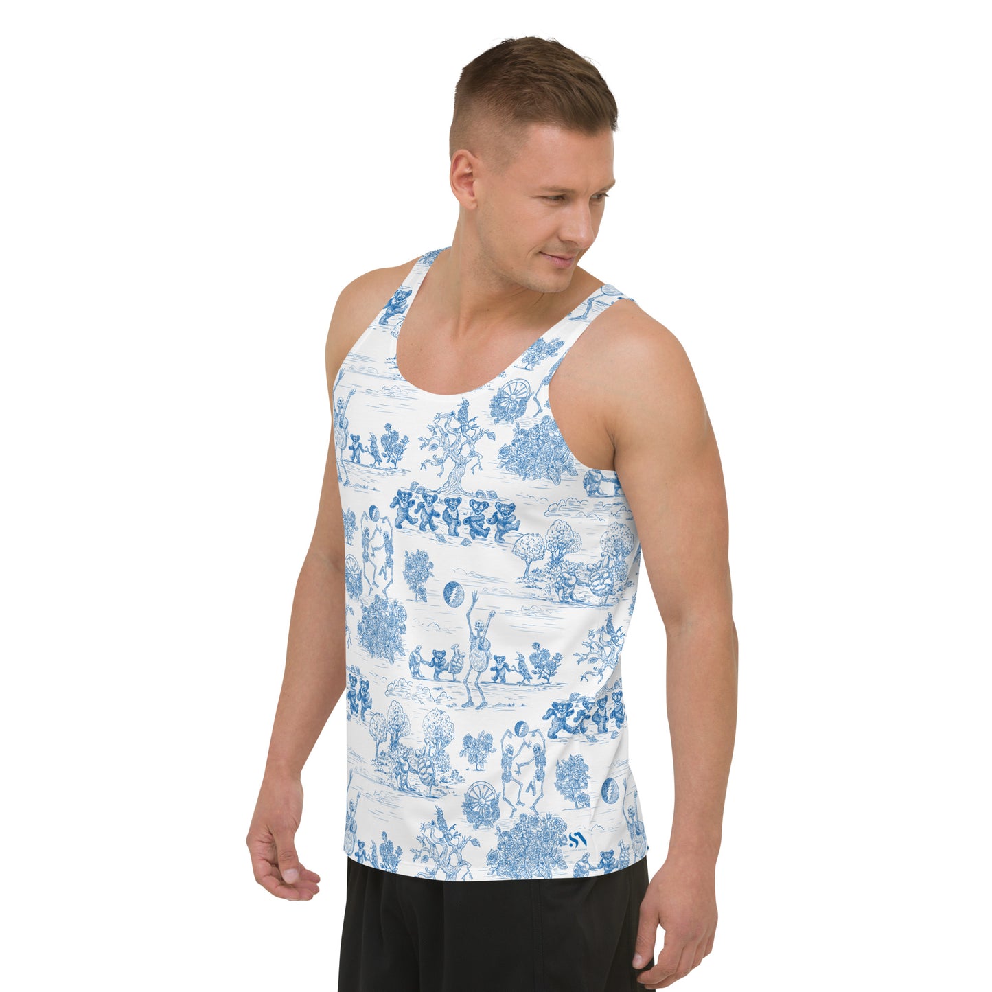 Keep On Dancin' - Blue - All Over Print - Men's Tank Top