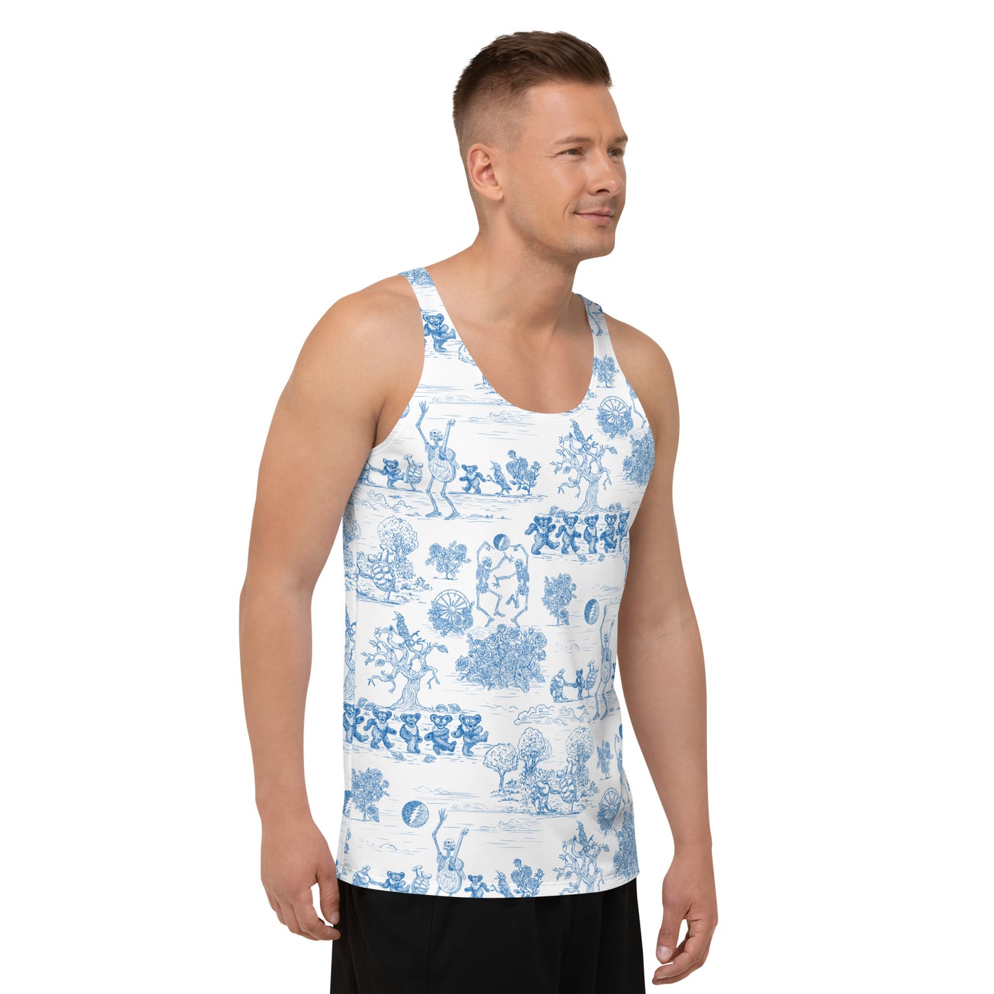 Keep On Dancin' - Blue - All Over Print - Men's Tank Top