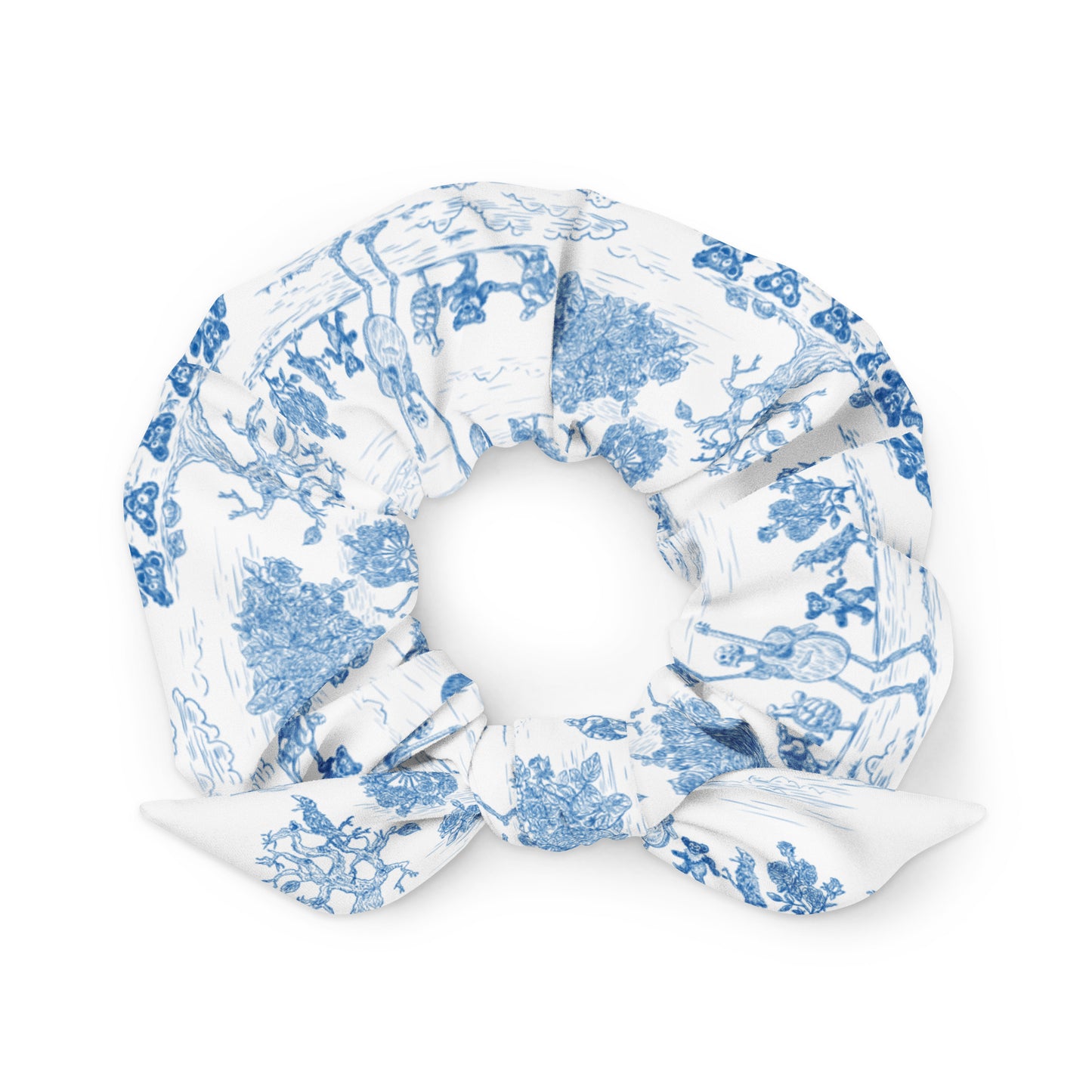 Keep On Dancin' - Blue - All Over Print - Women's Scrunchie