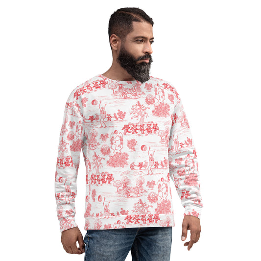 Keep on Dancin' - Red - All Over Print - Men's Sweatshirt