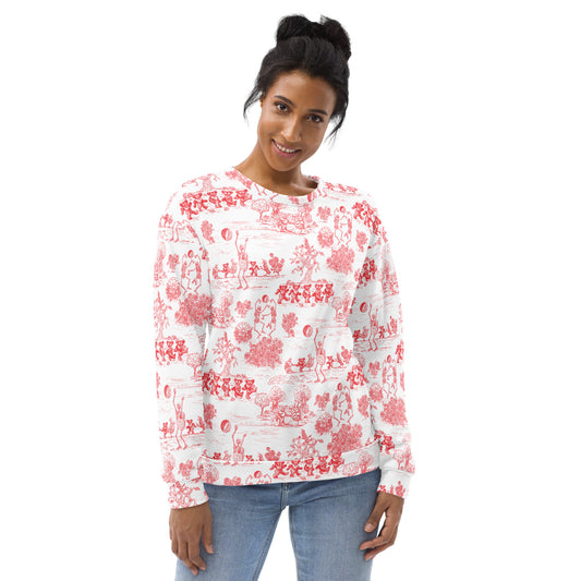 Keep on Dancin' - Red - All Over Print - Women's Sweatshirt