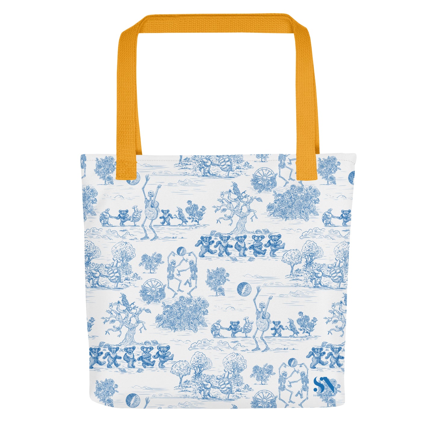 Keep On Dancin' - Blue - All Over Print -Tote bag