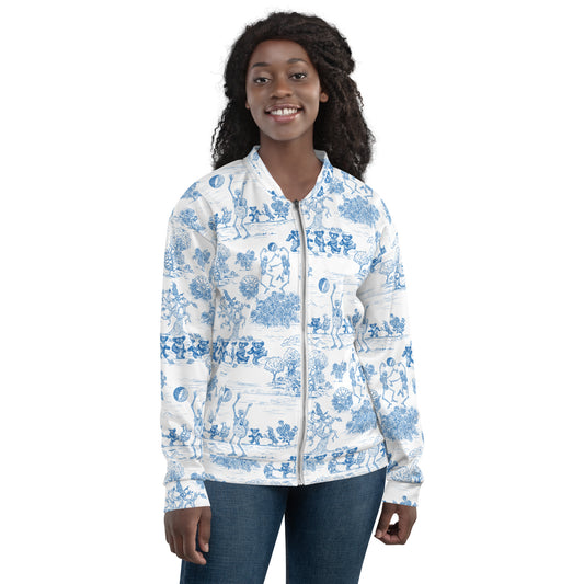 Keep On Dancin' - Blue - All Over Print - Women's Athletic Jacket