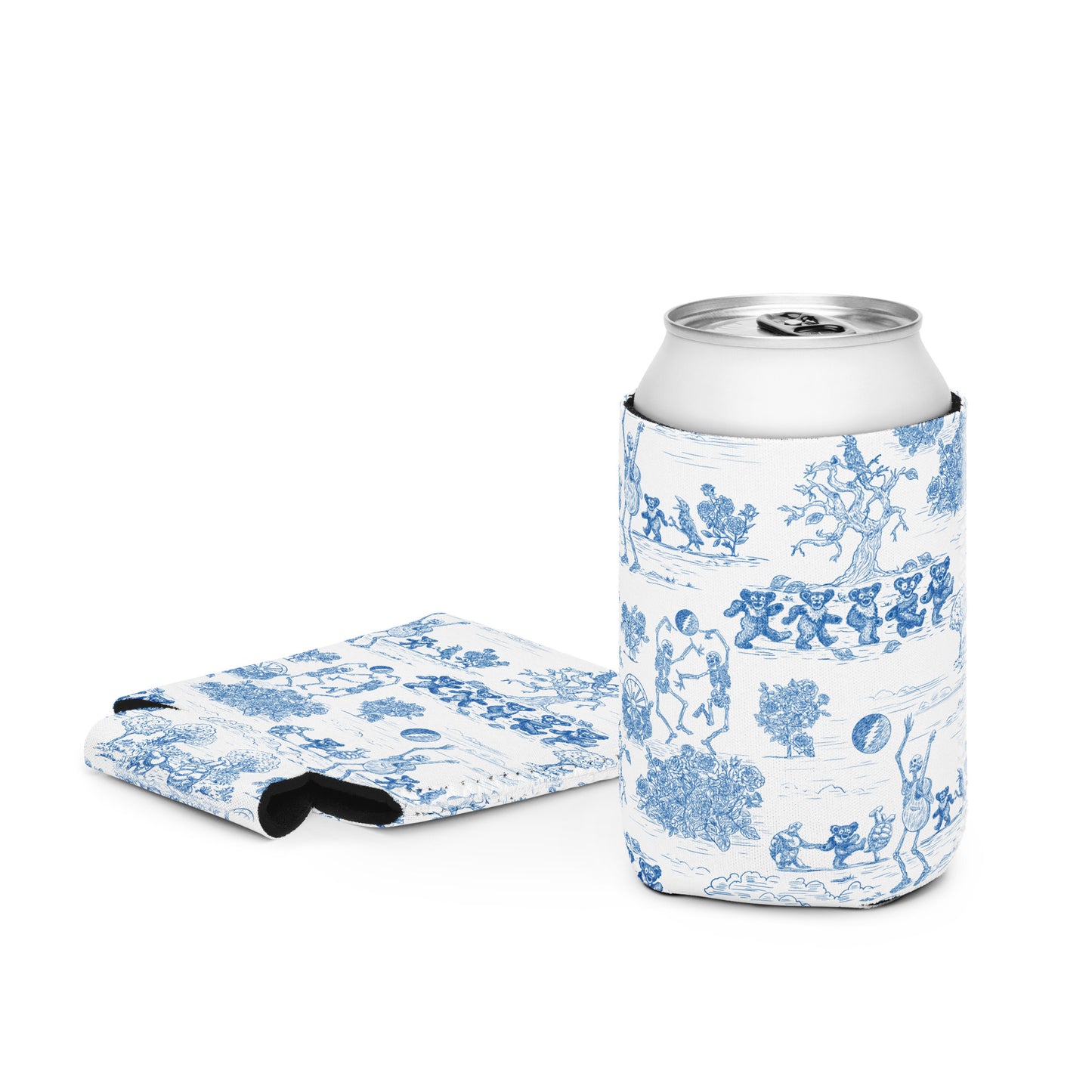 Keep On Dancin' - Blue - All Over Print - Can cooler