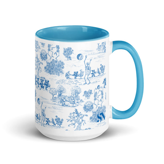 Keep on Dancin' - Blue - All Over Print - Mug with color inside